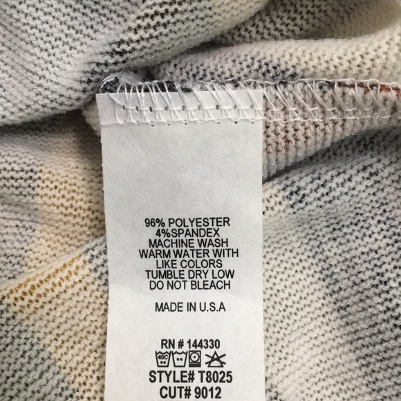 LAST ONE V Neck Striped Bell Sleeve Top - Picture 13 of 14